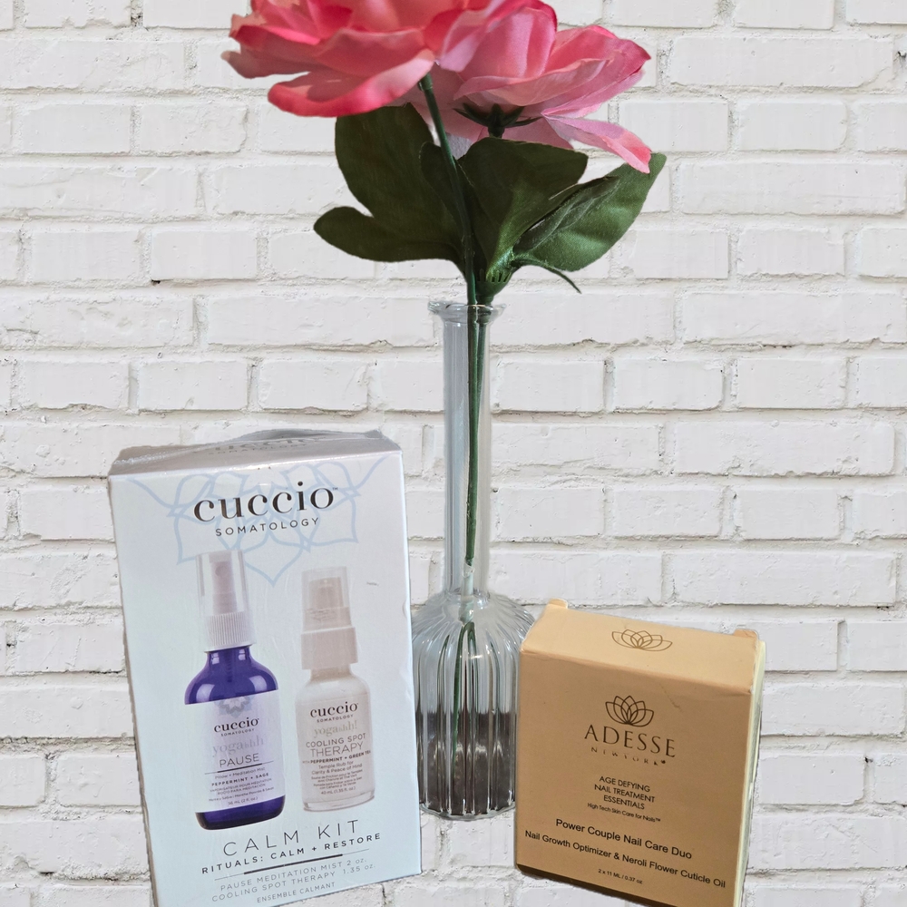 Cuccio Calm Kit and Adesse Nail Care Duo